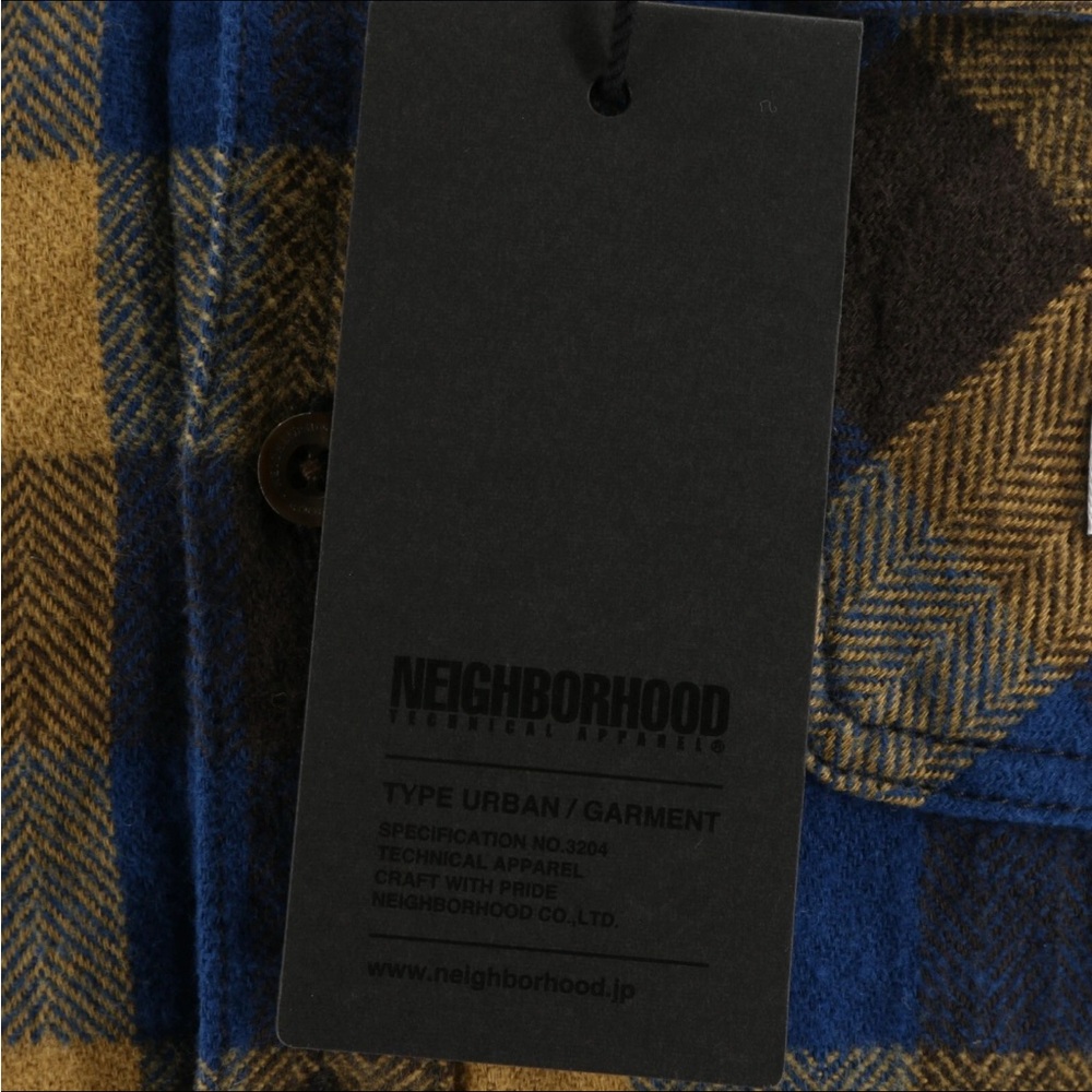Blue and Yellow Plaid Flannel Shirt - Picture 4 of 5